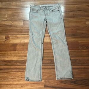 Madewell grey low rise the rail straight leg jeans‎ Y2K woman's size 25